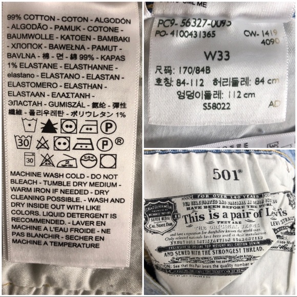 ✖️SOLD✖️•LEVI’S•501 Tango Striped High Rise Shorts - Picture 7 of 10